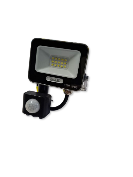 PIR LED SMD ПРОЖЕКТОР 10W с Датчик за Движение 6000К (10.17€)